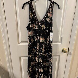 Oscar De La Renta Pink Label Floral Print Oscar Nightgown ~ Medium ~ NWT